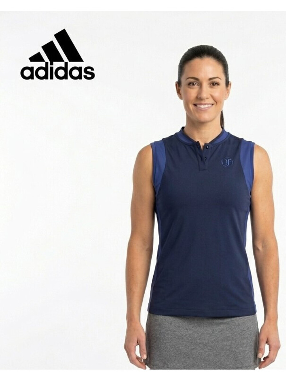NEW Adidas Ultimate 365 Tour Prime Knit Blue Golf Shirt Women MEDIUM HS8949 NWT